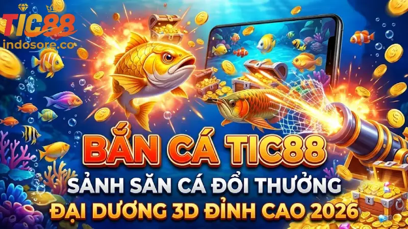 Bắn Cá TIC88 | Sảnh Săn Cá Đổi Thưởng Đại Dương 3D Đỉnh Cao 2026