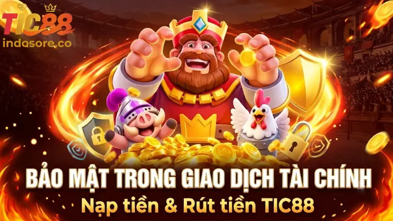 Bảo mật trong giao dịch tài chính – Nạp tiền & Rút tiền TIC88
