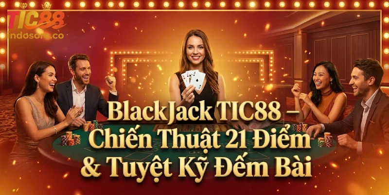 BlackJack TIC88 – Chiến Thuật 21 Điểm & Tuyệt Kỹ Đếm Bài