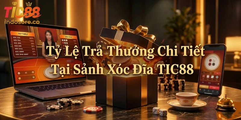 Tỷ Lệ Trả Thưởng Chi Tiết Tại Sảnh Xóc Đĩa TIC88